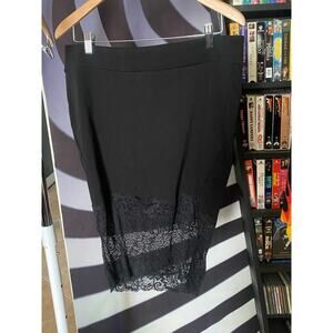 Torrid black pencil skirt